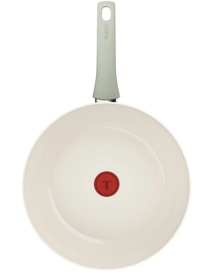 Recycle Ceramic Induction Non-Stick Wok 28cm Green Lichen image 3