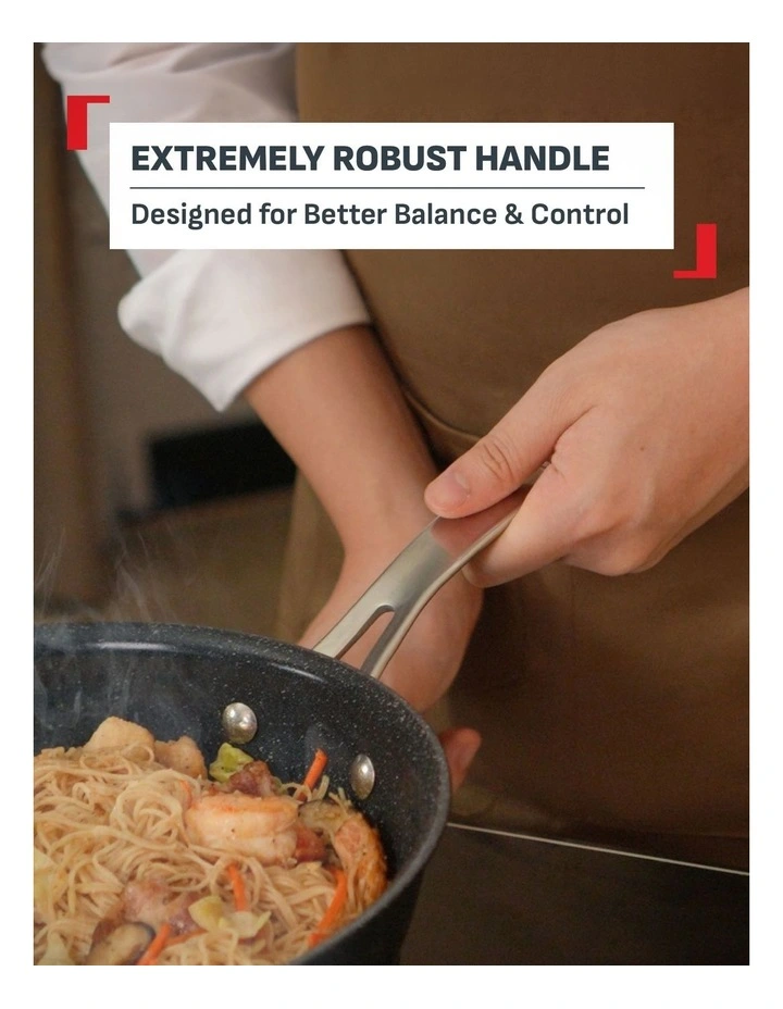 Excellence  Ceramic Induction Non-Stick Wok 28cm image 6