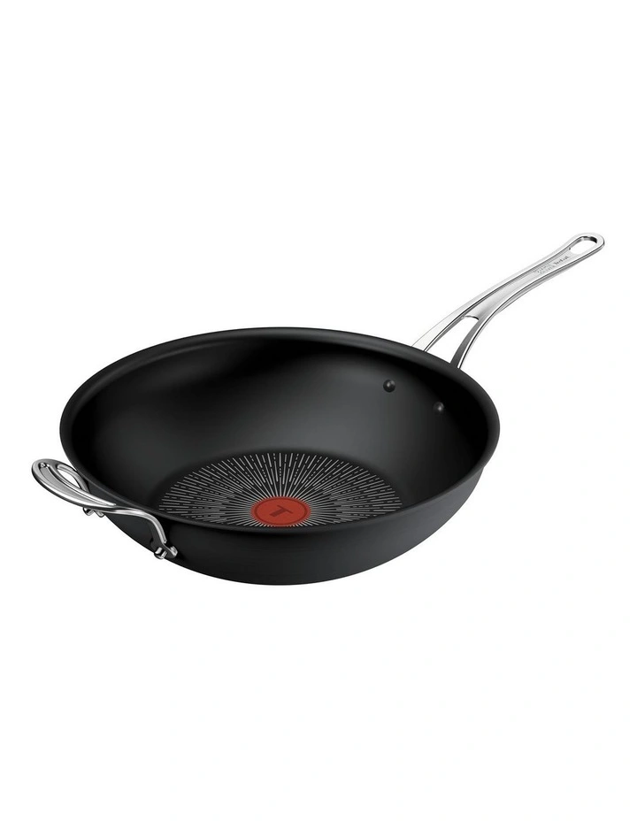 Cooks Classic Induction Hard Anodised Wok 30cm image 1