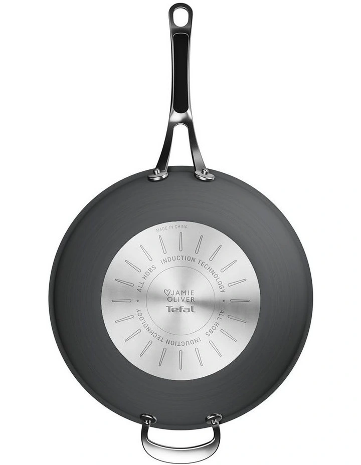 Cooks Classic Induction Hard Anodised Wok 30cm image 4