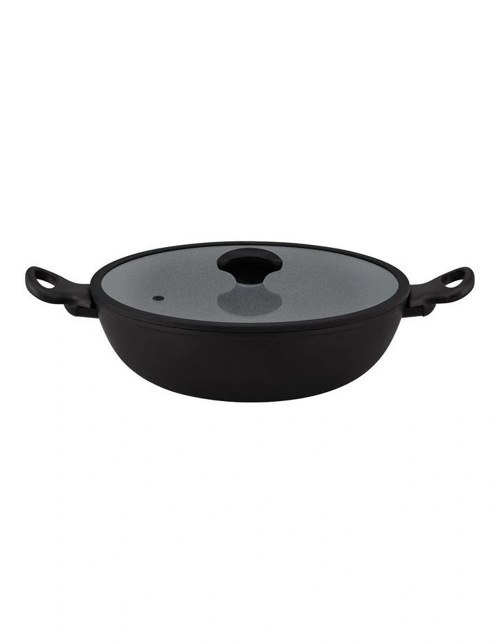 Per Domani Ceramic 30cm Covered Wok image 1