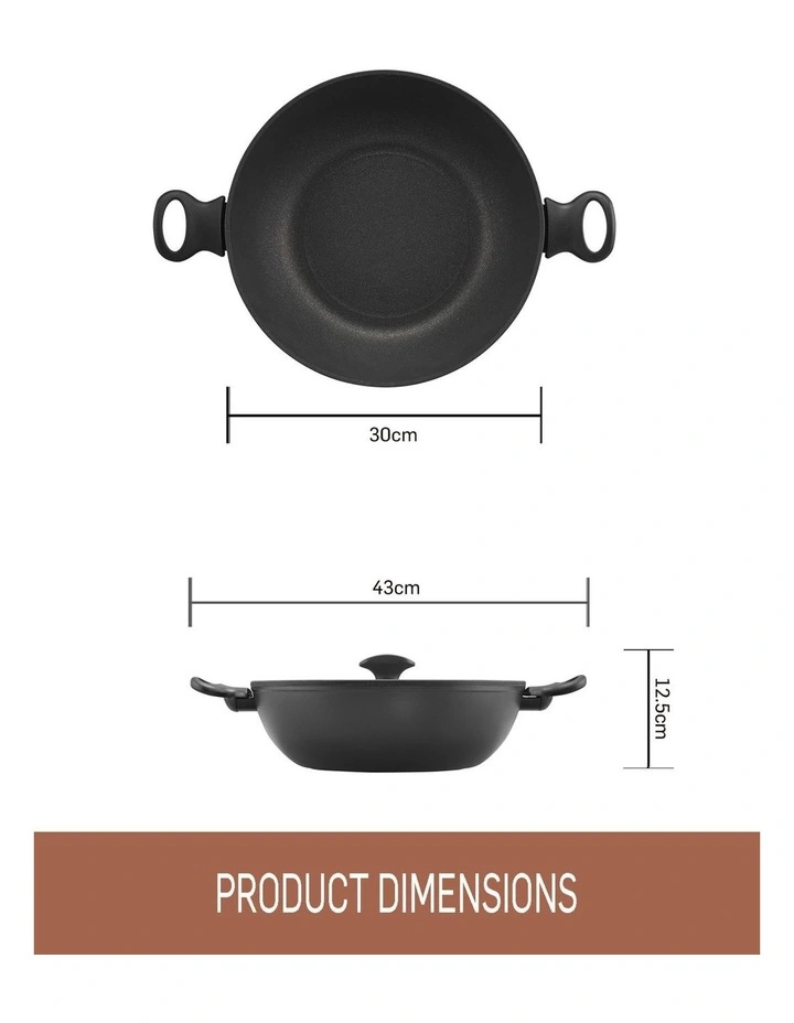 Per Domani Ceramic 30cm Covered Wok image 7