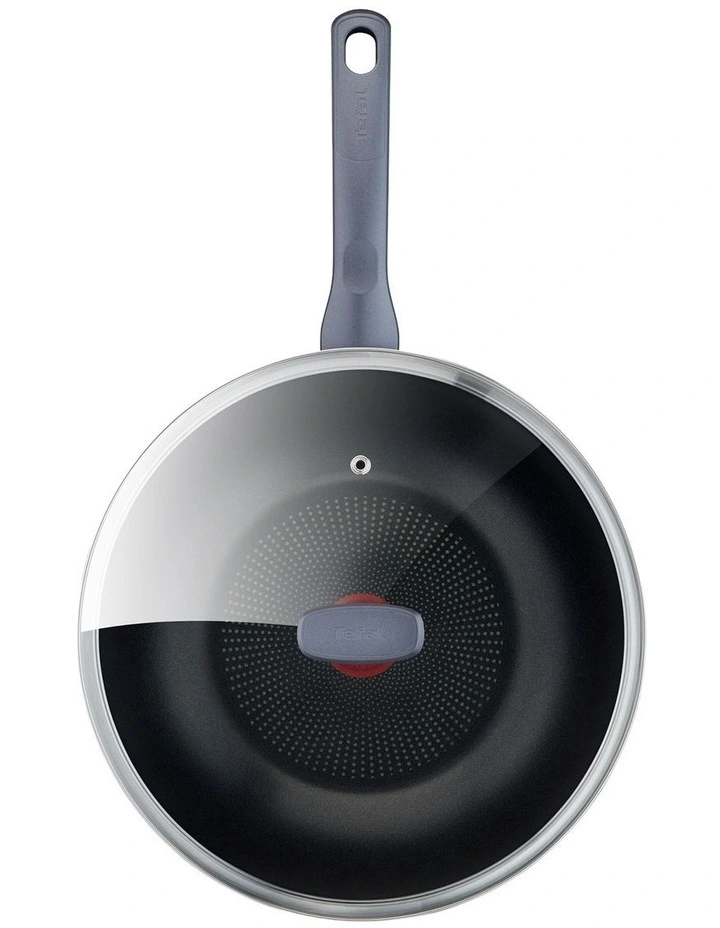 Daily Cook Induction Stainless Steel Wok 28cm Lid image 3