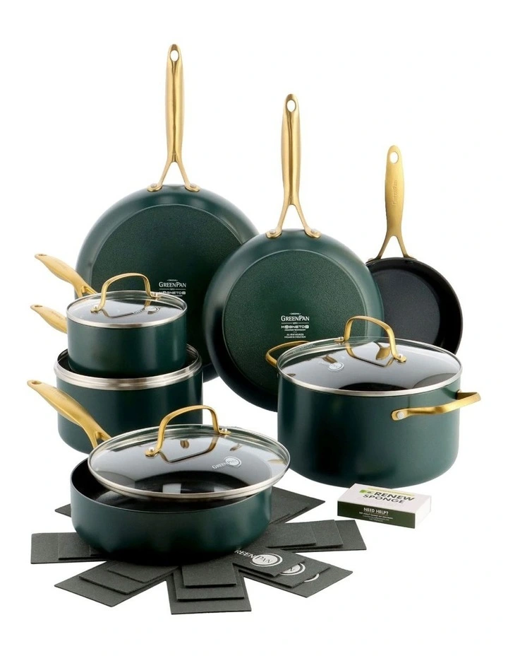 Jewel Cookware Set 7 Pieces in Morrocan Green image 1