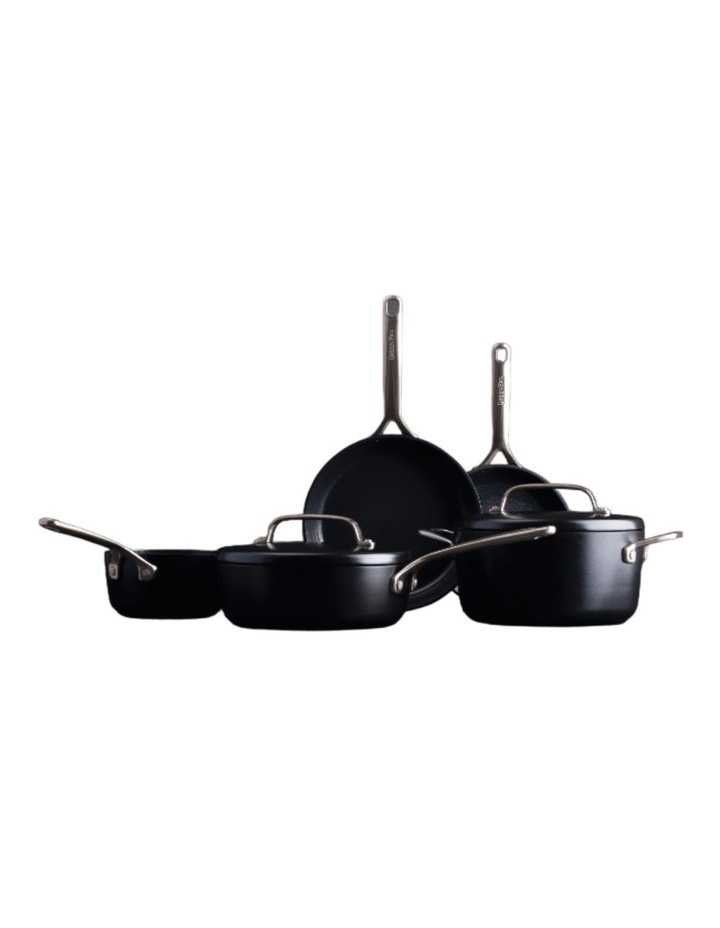 GP5 5 Piece Cookware Set with Bonus Protective Sheets in Black