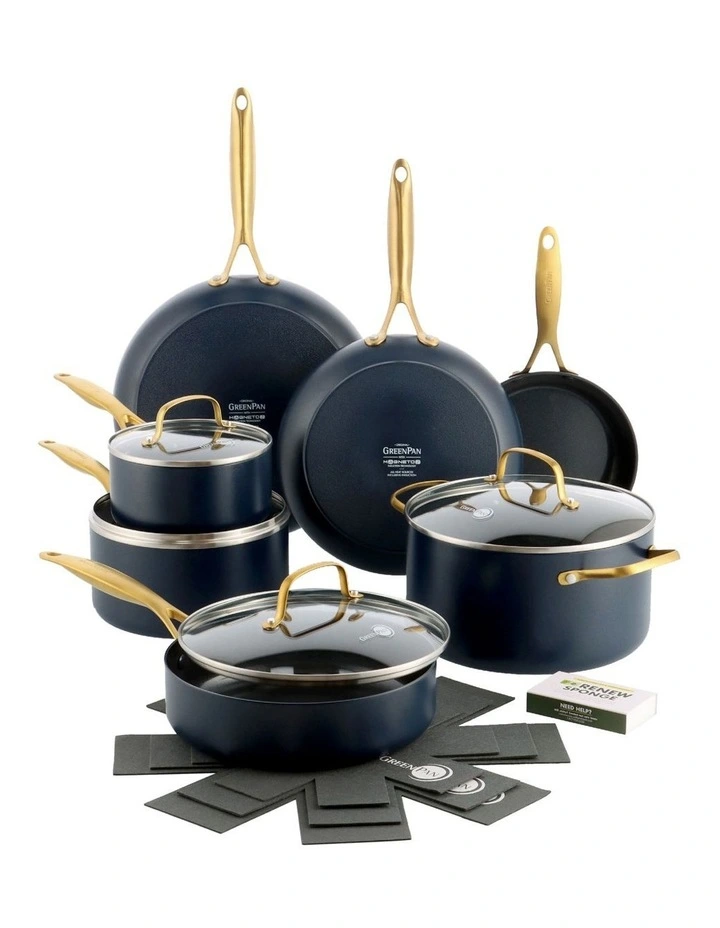 Jewel 7 Piece Cookware Set in Oxford Blue image 1