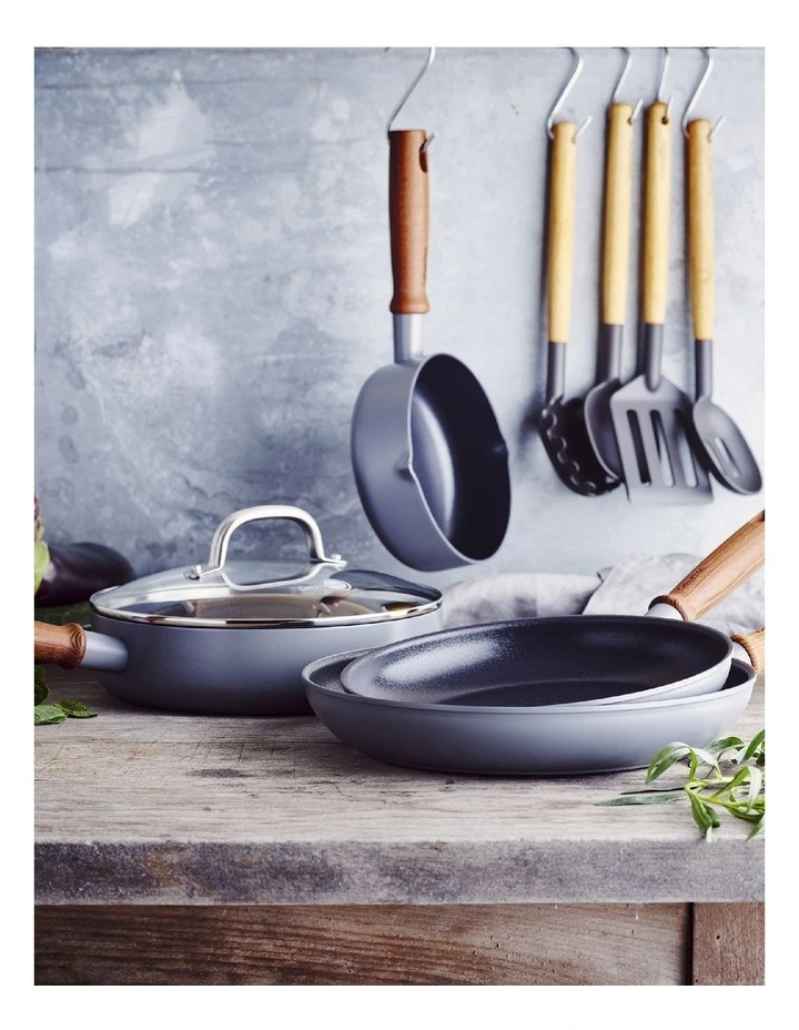 Mayflower Pro 9 Piece Cookware Set PFAS-free ceramic non-stick in Charcoal Grey image 4