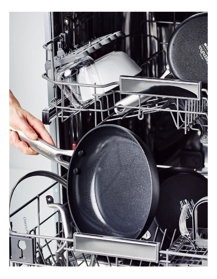 Omega 3PC Cookware Set in Black PFAS-free ceramic non-stick image 5