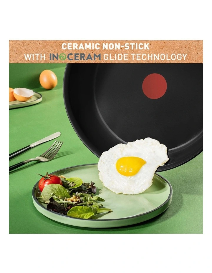 Renew Induction Ceramic Frypan 28cm in Black image 2