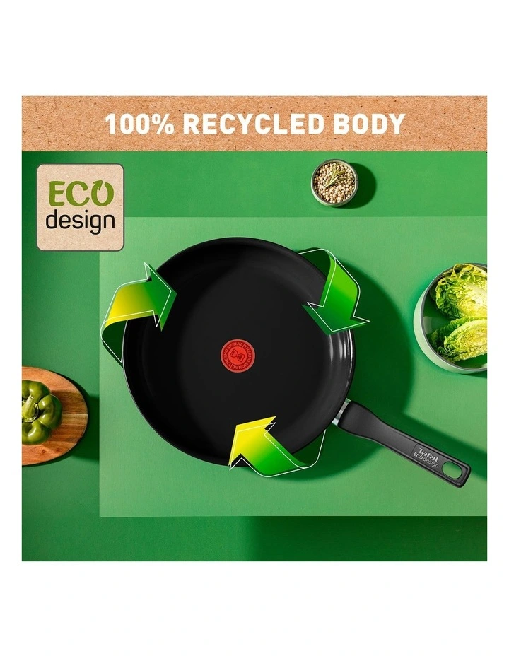Renew Induction Ceramic Frypan 28cm in Black image 7
