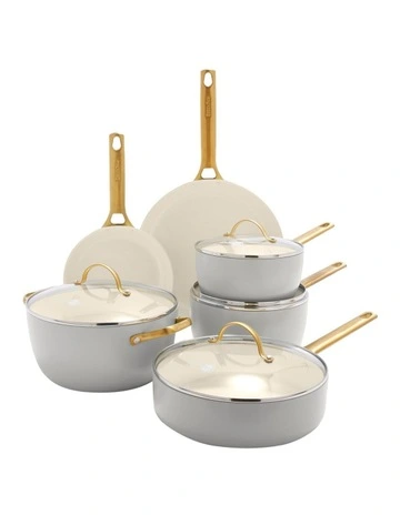 Padova 6pc Cookware Set Dove Grey PFAS-free
