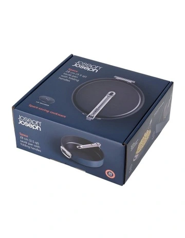 Space Non-stick Saute Pan and Lid 28cm in Midnight Blue