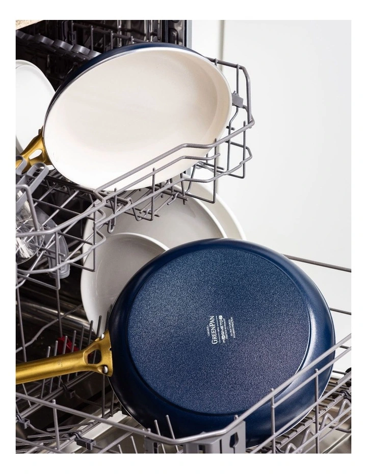 Padova 6pc Cookware Set Navy Blue PFAS-free ceramic non-stick image 5