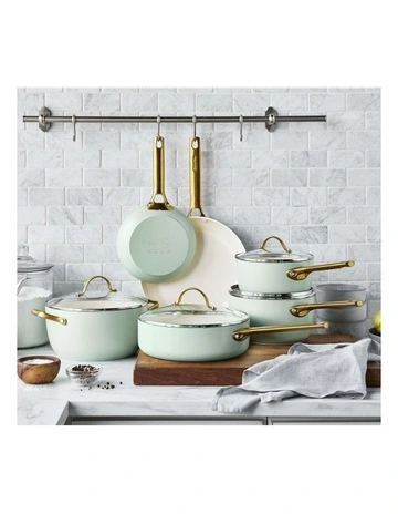 Padova 6pc Cookware Set Mint Green PFAS-free