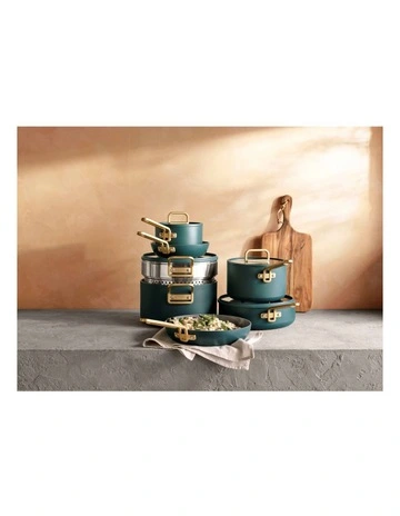Stanley Tucci 11Piece Cookware Set in Venetian Teal