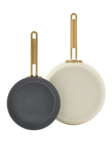 Stanley Tucci Frypan Set 20x26cm 2Piece in Carrara White