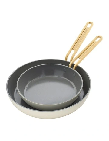 Stanley Tucci Frypan Set 20x26cm 2Piece in Carrara White