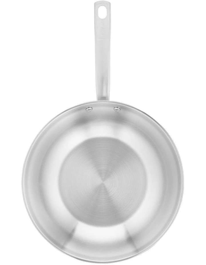 Virtuoso Induction Stainless Steel Uncoated Wok 28cm in Silver image 6