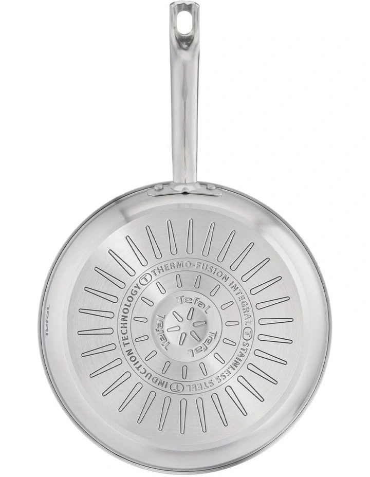 Virtuoso Induction Stainless Steel Uncoated Twin Frypan 24/28cm in Silver image 6