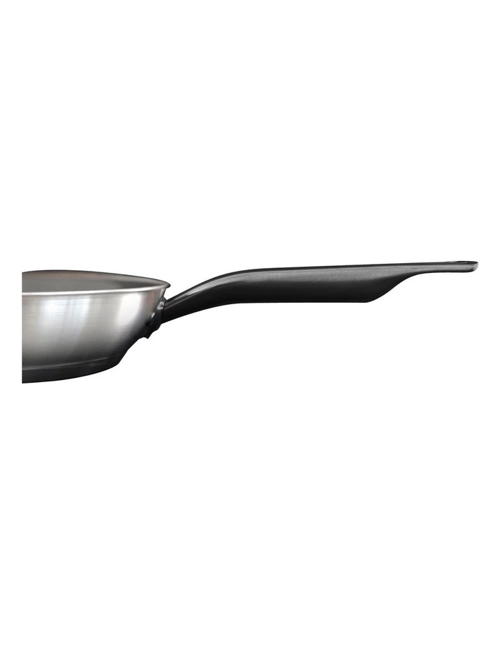 Virtuoso Induction Stainless Steel Uncoated Twin Frypan 24/28cm in Silver image 7