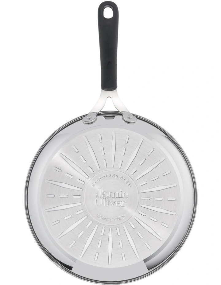 Kitchen Essentials Induction NS Stainless Steel Triple Frypans 20/24/28cm image 3