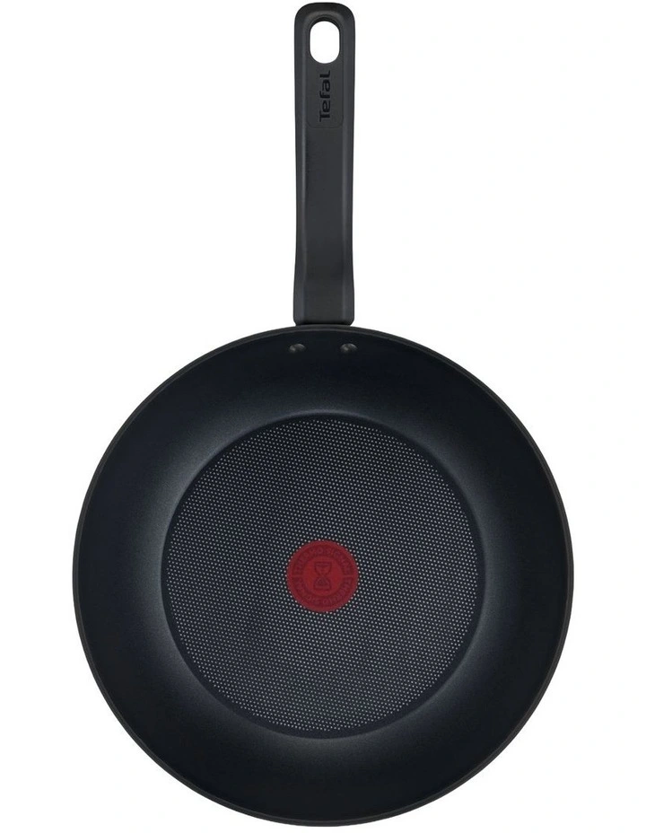 Delight Induction Non-Stick Twin Pack 28cm Frypan / 28cm Wok in Red image 4