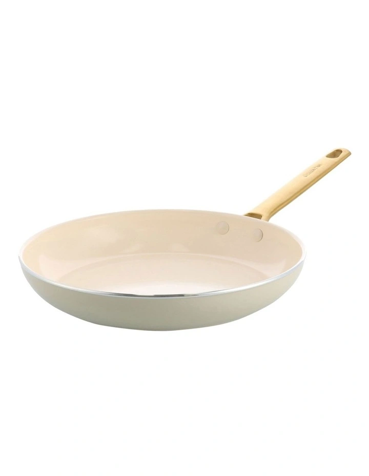 Padova Frypan 28cm PFAS-free ceramic non-stick Cream White image 1