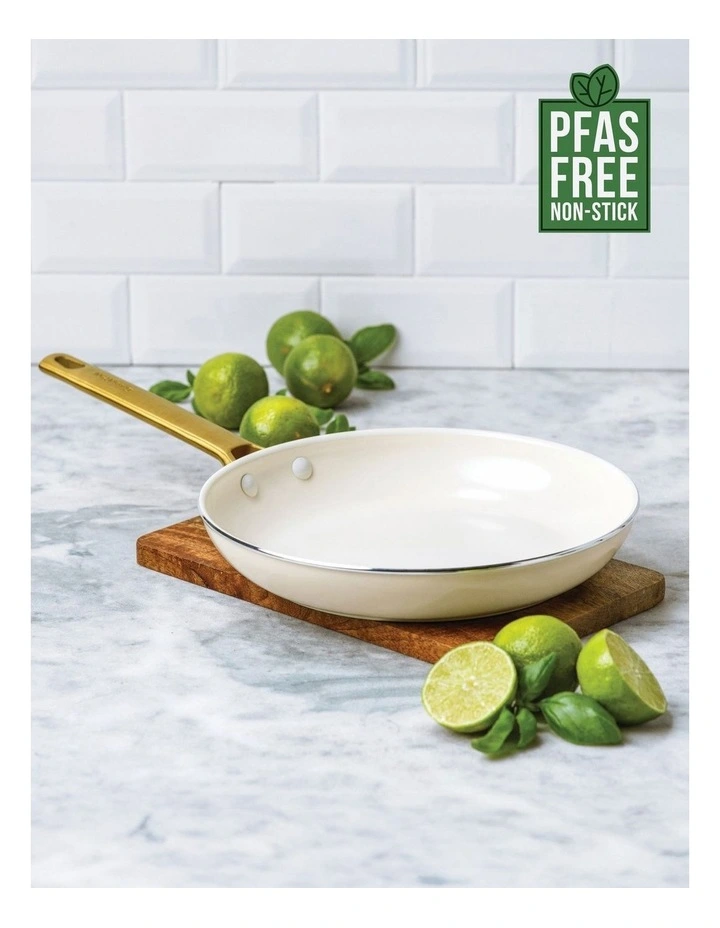 Padova Frypan 28cm PFAS-free ceramic non-stick Cream White image 2