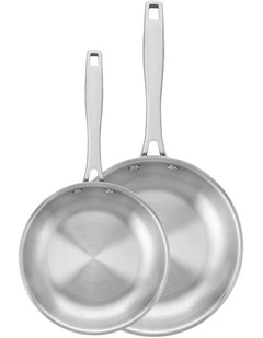 Grano Frying Pan 2 Piece Set 26cm/30cm in Stainless Steel