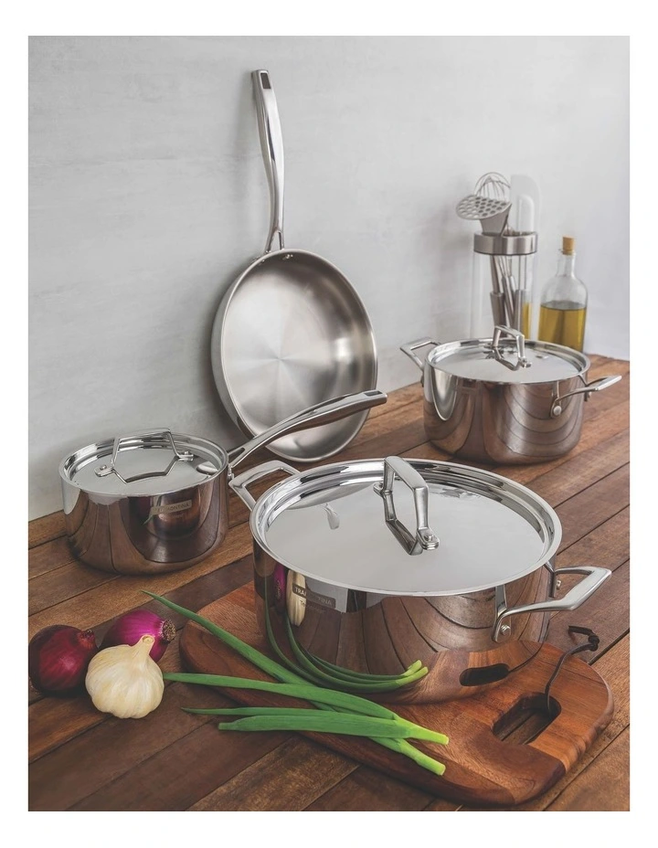 Grano Frying Pan 2 Piece Set 26cm/30cm in Stainless Steel image 4