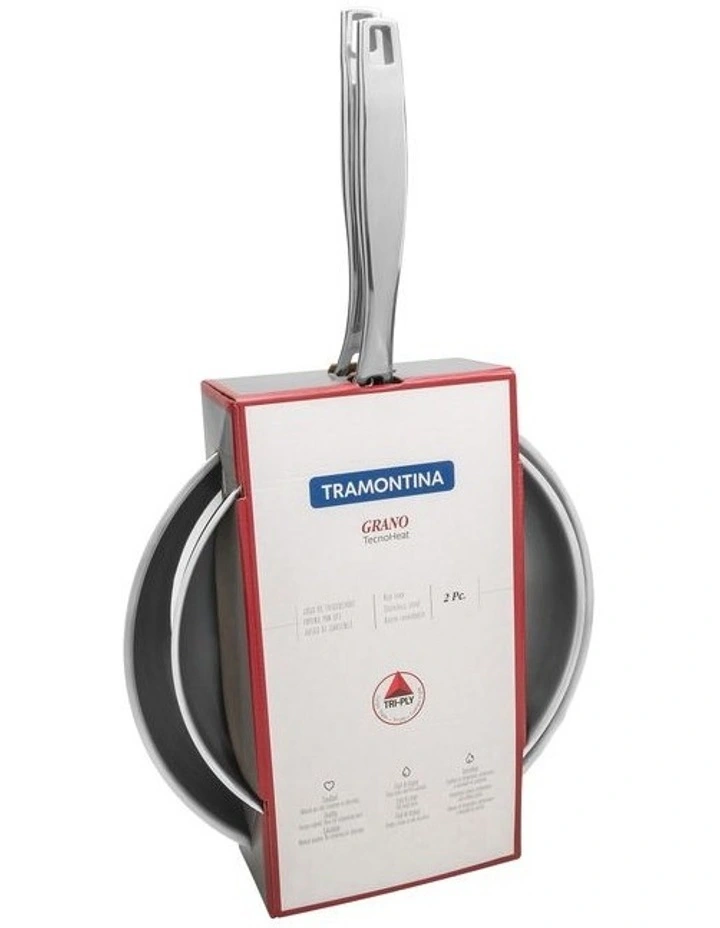 Grano Frying Pan 2 Piece Set 26cm/30cm in Stainless Steel image 6