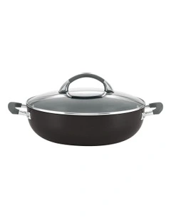 Endurance+ Nonstick Induction Covered Risotto Pan 30cm/5.2L in Black