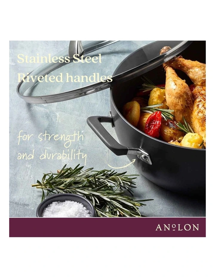 Endurance+ Nonstick Induction Covered Risotto Pan 30cm/5.2L in Black image 6