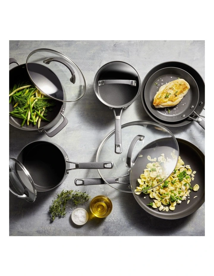 Nonstick Induction 6 Piece Cookware Set in Black image 2