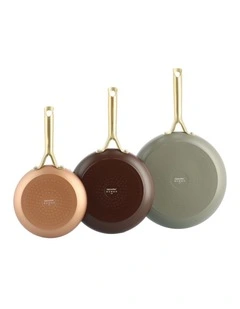 Shades 3pc Frypan Set Terra PFAS-free