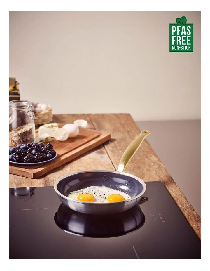 GreenPan Premiere Frypan 20cm PFAS-free ceramic non-stick Gold image 2