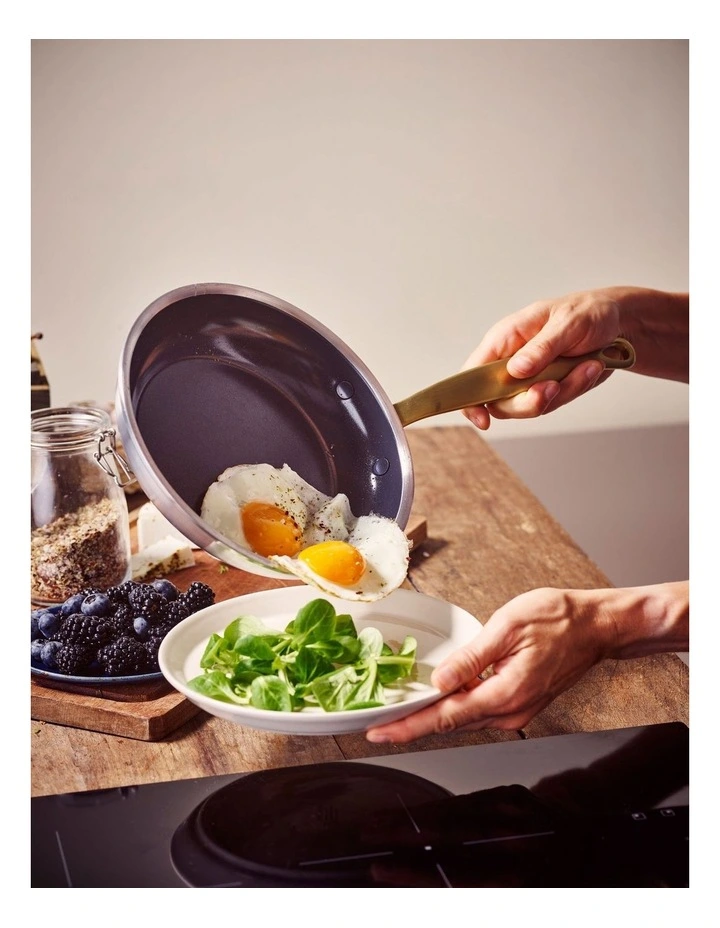 GreenPan Premiere Frypan 20cm PFAS-free ceramic non-stick Gold image 3
