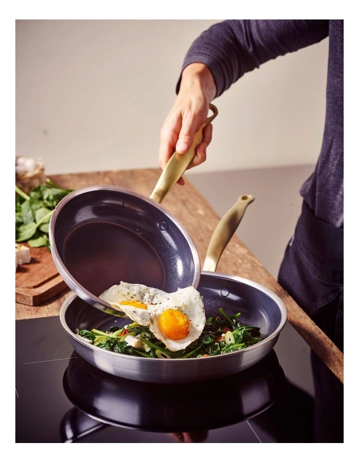 Premiere Frypan Set 2 Piece (26cm 20cm) in Stainless Steel image 3