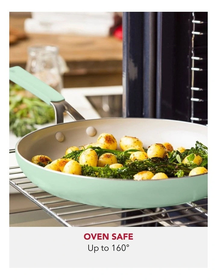 KitchenAid Aluminium Frypan 24cm Pistacho image 4