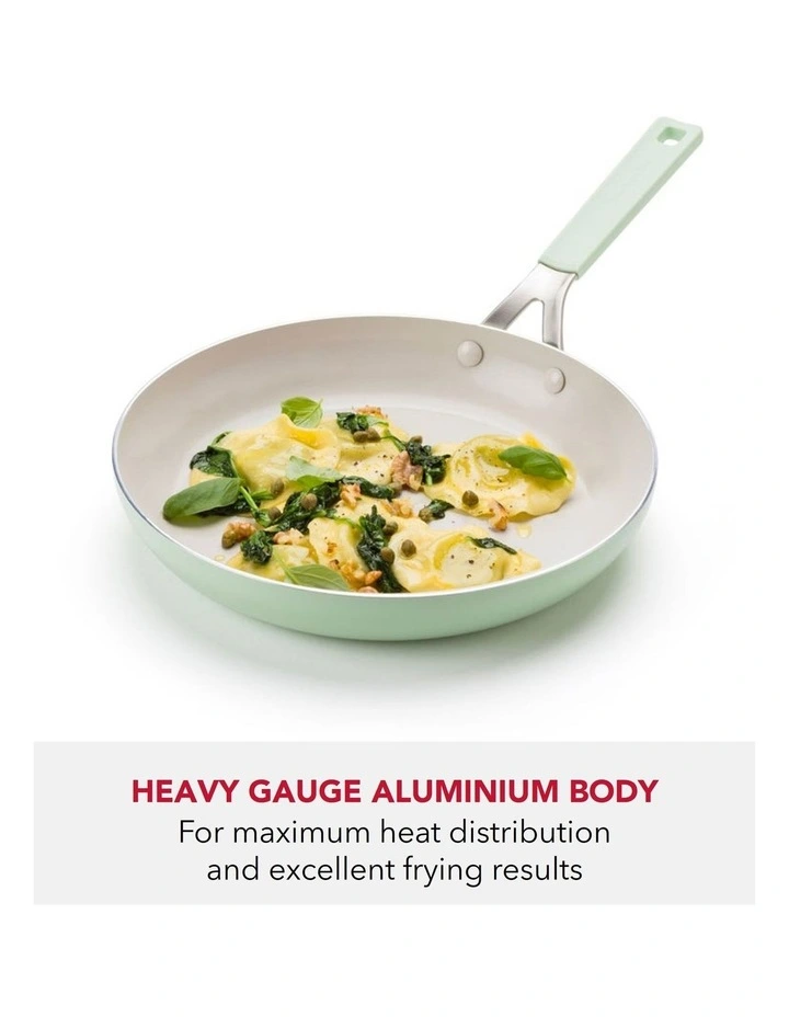 KitchenAid Aluminium Frypan 24cm Pistacho image 5