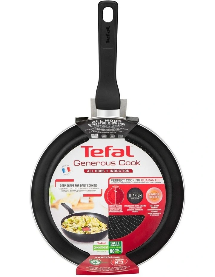 Generous Cook Induction Non-Stick Frypan 32cm in Black image 7