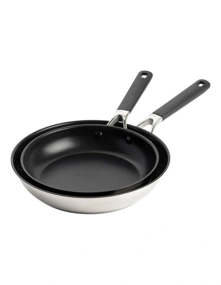 Classic Frypan Set 24/28cm 2 Piece in Stainless Steel image 1