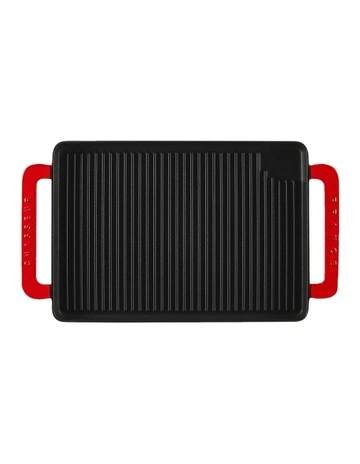 Rectangular Grill 42 x 24cm in Inferno Red