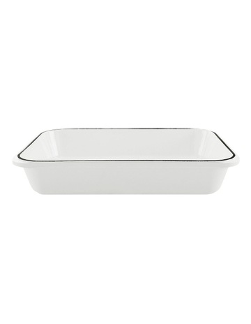 Rectangular Roasting Pan 40 x 26cm in Brilliant White