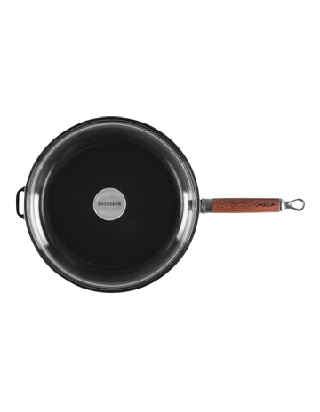Saute Pan with Glass Lid 28cm in Sky Blue