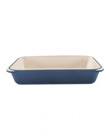 Rectangular Roasting Pan 40 x 26cm in Liquorice Blue