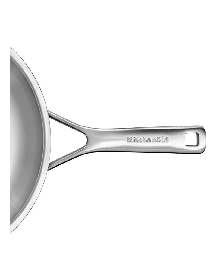 Triply Stainless Steel Frypan 24cm in Silver image 4