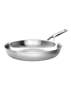 Triply Stainless Steel Frypan 28cm in Silver