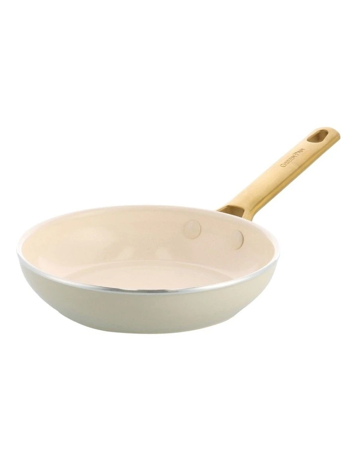 Padova Frypan 20cm PFAS-free ceramic non-stick in Cream image 1