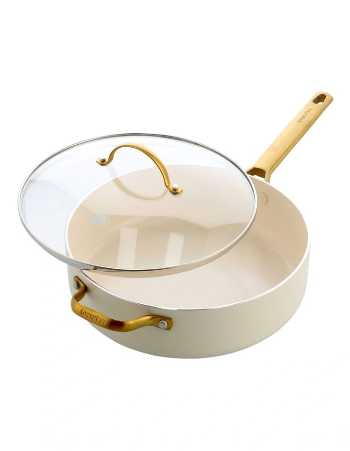 Padova Saute Pan 28cm/3.6L Cream PFAS-free ceramic non-stick image 3